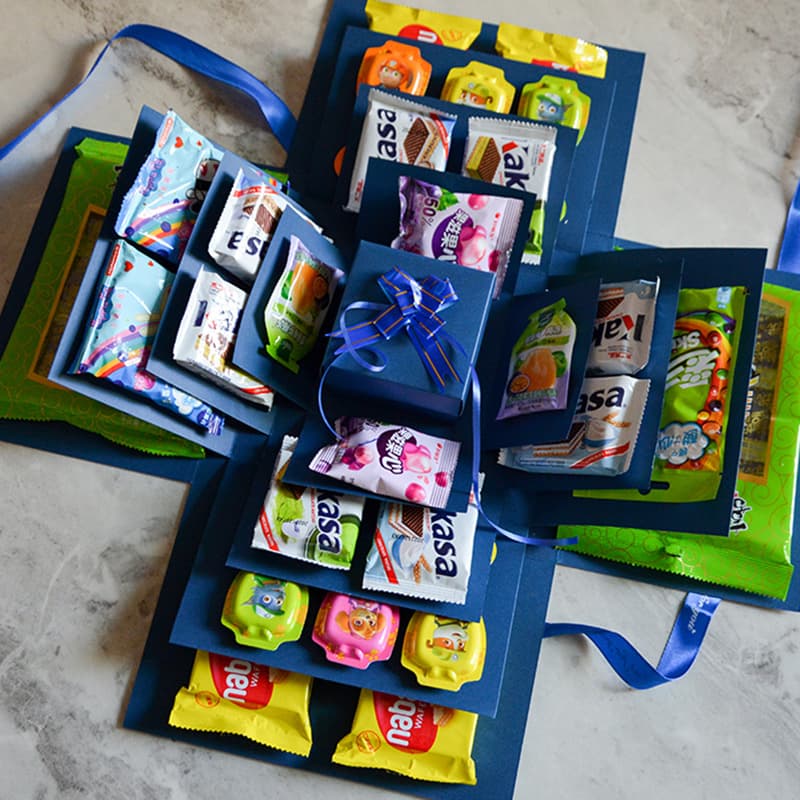 Birthday Gift Box Exploding Surprise Box Packaging Gift Empty For Children Boys Girlfriend Male Students