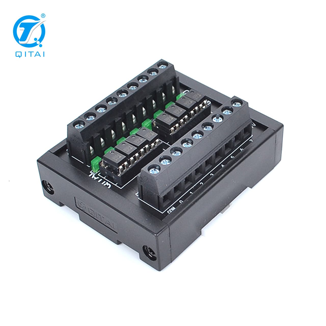 QMY310 Optocoupler Relay Module Terminal Block PNP/NPN Universal Adapter Board with 4-Position 1-Common Point Horn Input