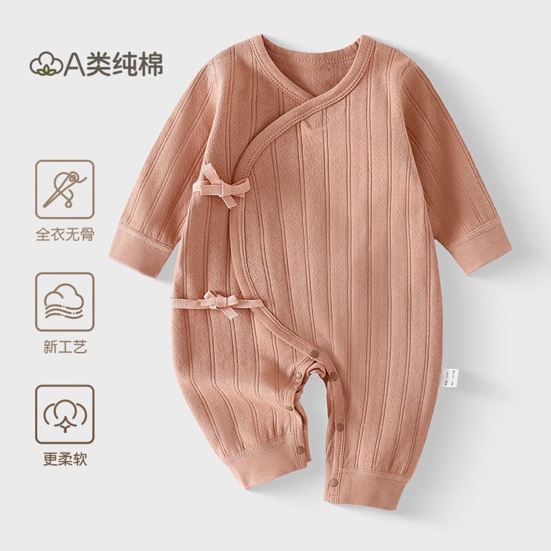 Baby Bodysuit A-Class Pure Cotton All-Season Romper 0-3 Months Newborn Monk Suit Newborn Baby Clothes Spring Autumn