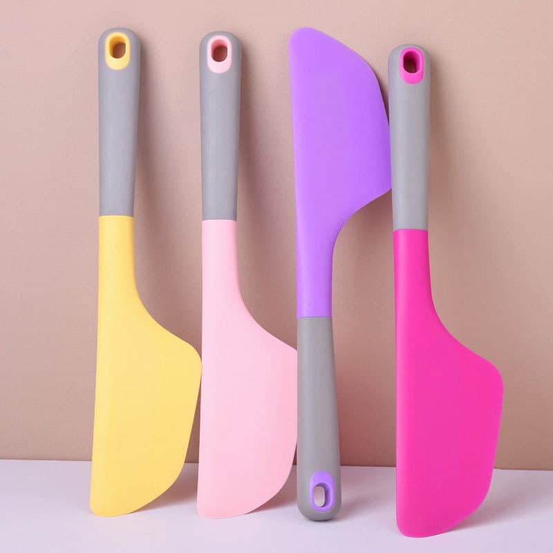 Silicone Spatula, Integrated Bread Knife, Large Salad Mixing Knife, Baking Butter Spatula, Cream Cake Spatula