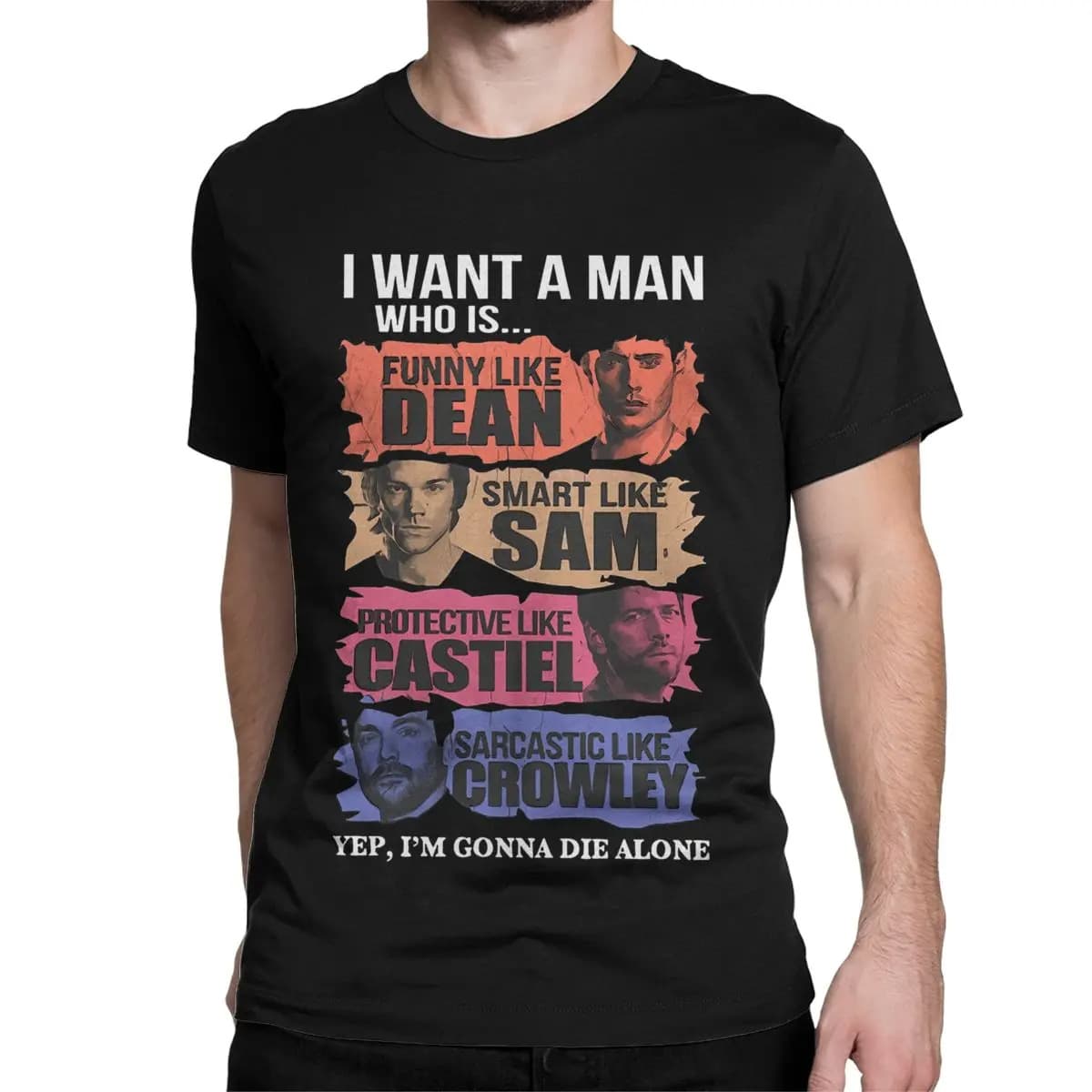 I'm Gonna Die Alone T-Shirts for Men Women Supernatural