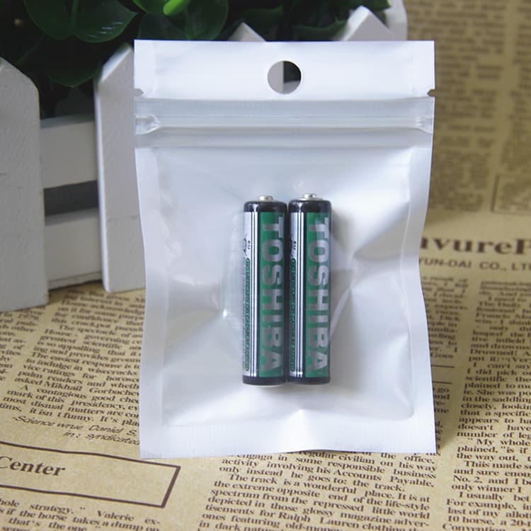 7*10cm Jewelry Ziplock Bag, Pearlescent Film Yin-Yang Bone Bag, Translucent Plastic Bag, Memory Card USB Drive Packaging Bag