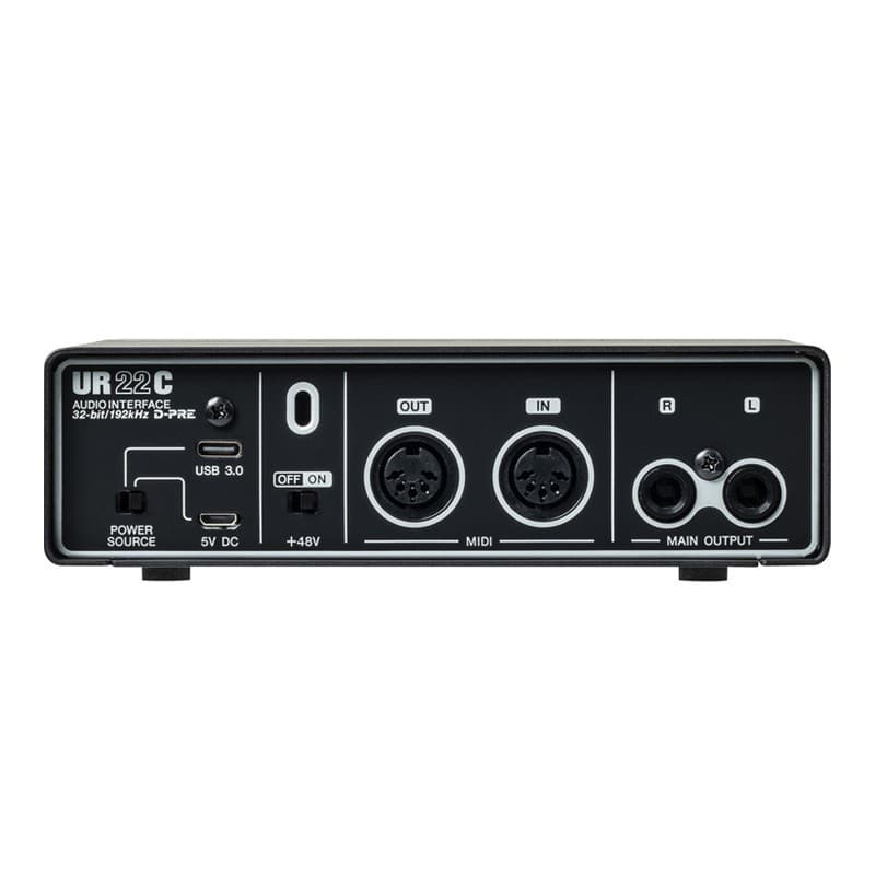 YAMAHA UR22C External Audio Interface Sound Card for Vocals And Instruments High Precision Compact Size USB Audio Interface