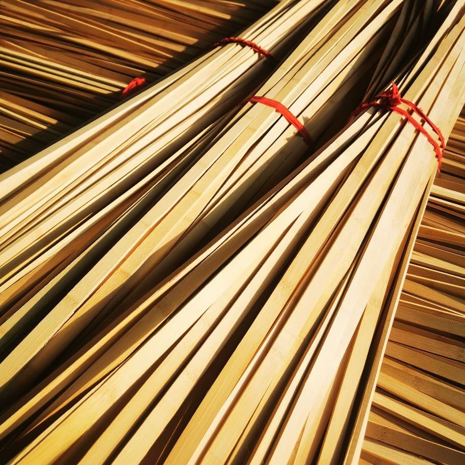 DIY handmade architectural model three-dimensional composition materials small bamboo round sticks bamboo strips bamboo square bamboo slices bamboo sticks