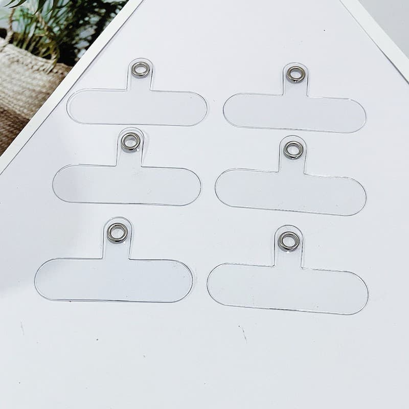 Cross-Border Phone Case Crossbody Lanyard Transparent Gasket Adhesive Clip Fixing Film Back Patch