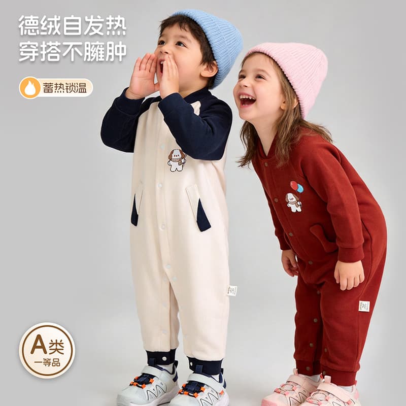 Baby Girl Romper, Baby Bodysuit, Infant Cotton Spring/Autumn Warm New Style, Long Sleeve for Boys