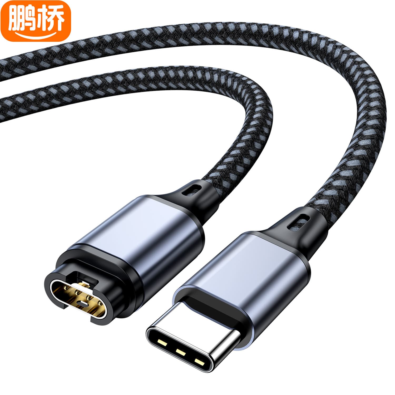 USB Charging Cable for Garmin Sports Watch, USB to JM active5 Fenix 7 6X Pro 245 M15