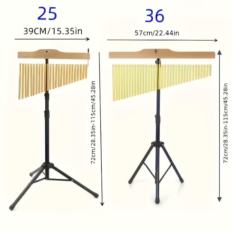 Cross-border hot-selling 36-tone sound beam 25-tone wind chime Orff percussion instrument, band accompaniment supplies