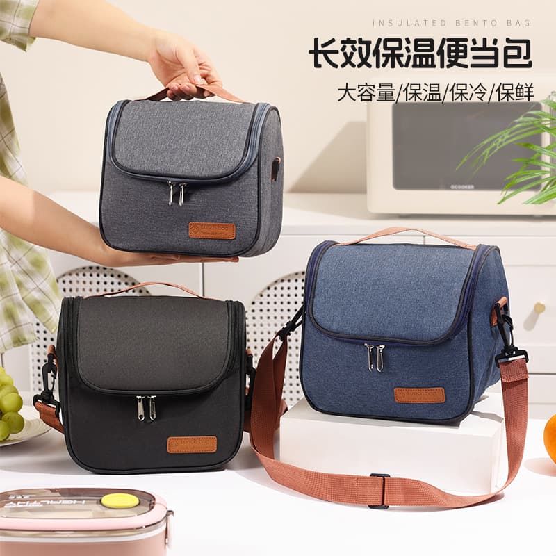 Cross-border thickened aluminum foil shoulder insulation bag outdoor picnic meal delivery ice pack waterproof and leak-proof multi-functional insulation backpack