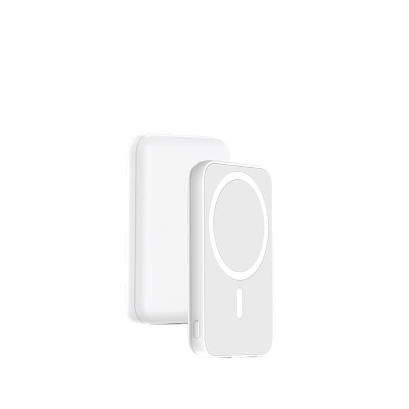 Magnetic Wireless Power Bank Compatible with Apple and Huawei Phones, Portable External Battery, Mini Mobile Power