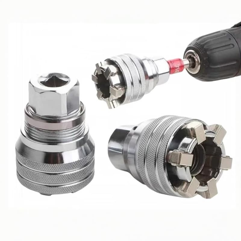 10-19mm hexagonal magic sleeve cross-border new adjustable multi-functional conversion magic sleeve