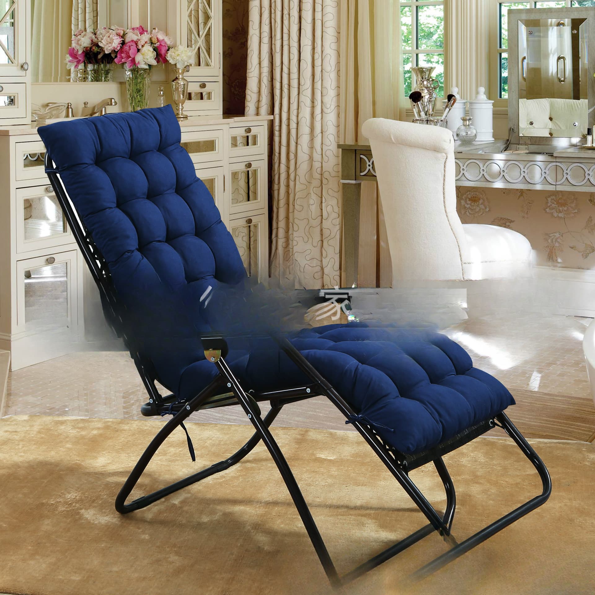 Factory Direct Wholesale Autumn/Winter Brushed Recliner Cushion, Thickened Double-Sided, Foldable Chair Cushion for Nap, Rocking Chair Cushion