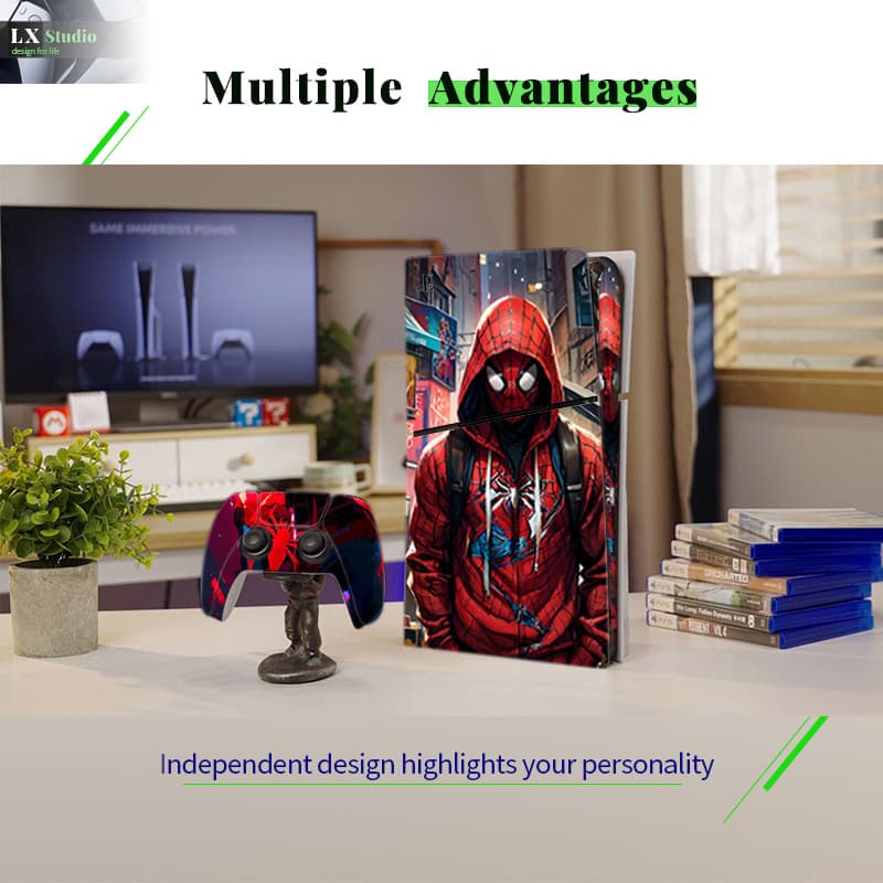 Suitable for ps5 game console stickers digital version English clown series series stickers foreign trade personalized animation color