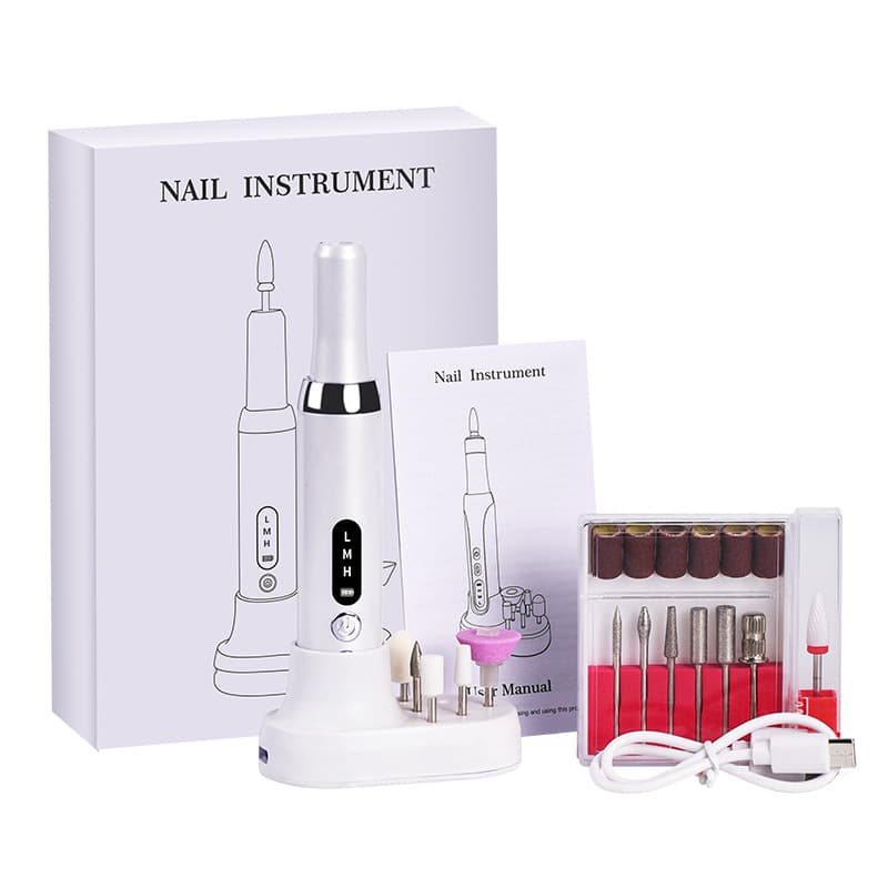 Xunqiu Nail Electric Drill Mini Nail File Portable Pen Type Nail Grinder Tool Factory Wholesale