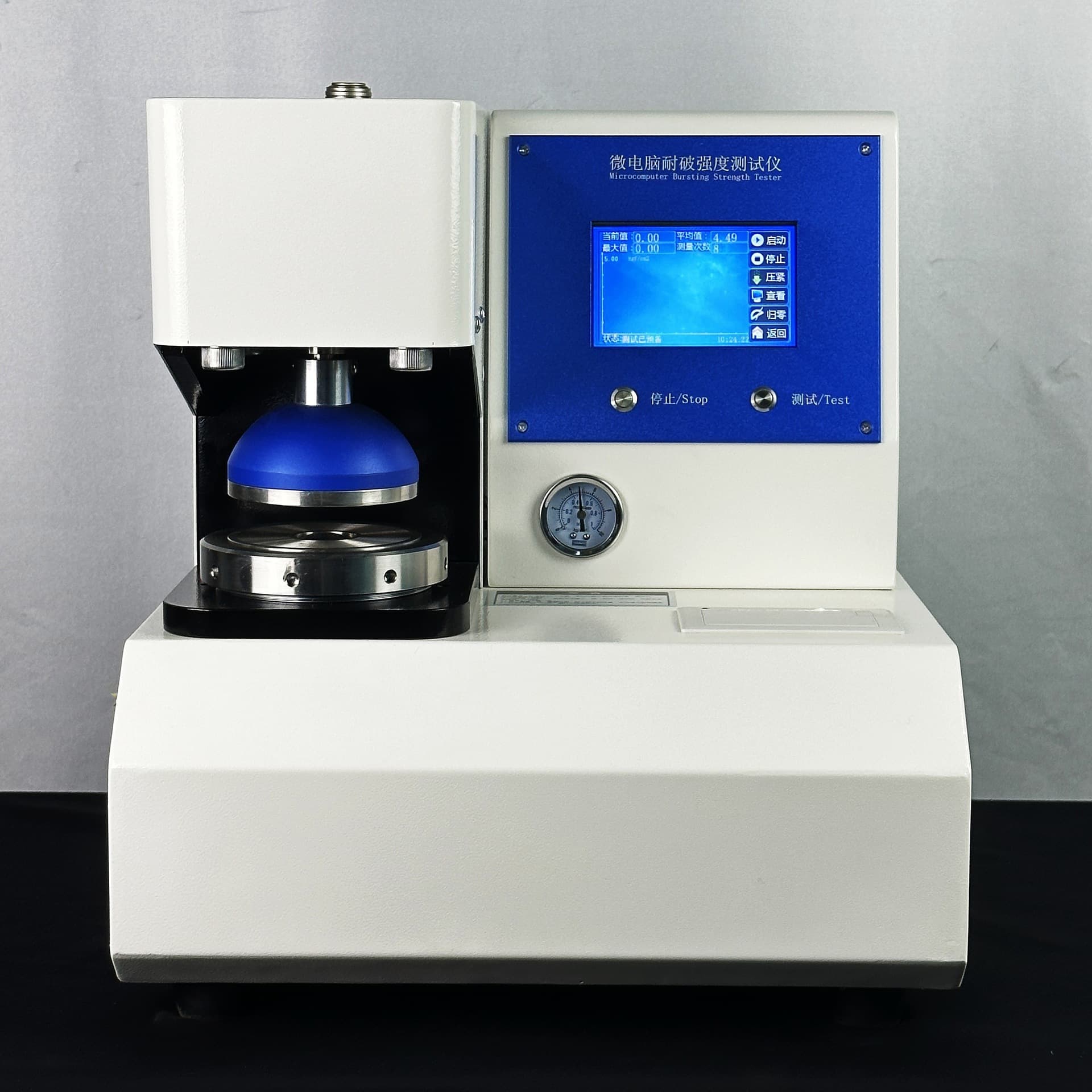 Bursting strength tester for cigarette boxes, bursting strength tester, Dongguan Liede