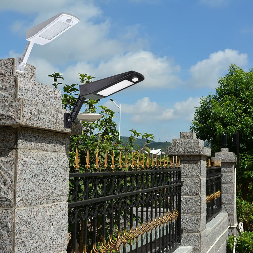 Solar Light Outdoor Garden Wall Light LED Sensor Light Adjustable Angle High Brightness Actual Power Wall Lamp Small Street Light