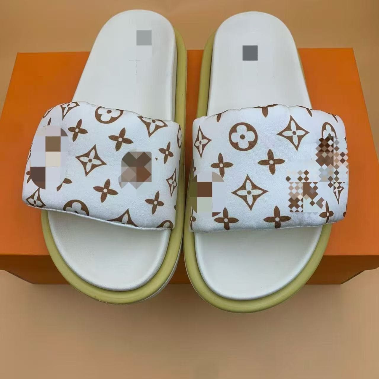 Velcro Slippers for Women, Thick Platform One-Strap Fashionable Couple Slippers