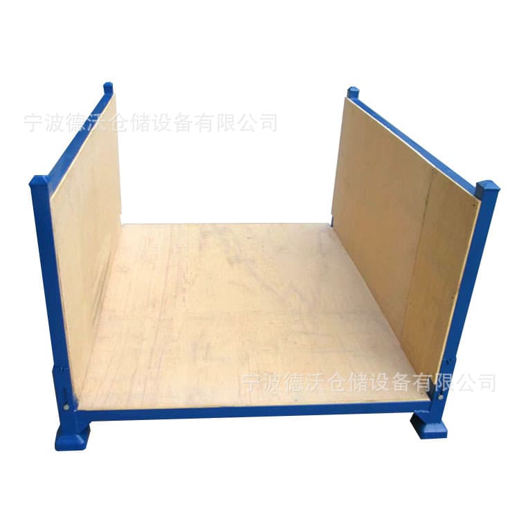 Ningbo Manufacturer's Single/Double Layer Storage and Fixing Steel Turnover Rack for Garment and Fabric Goods, Heavy-Duty Stacking