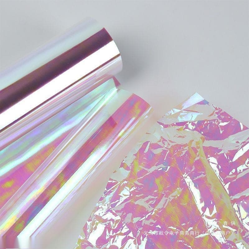 Rainbow film, gradient iridescent film, laser paper, colored pearlescent paper, cellophane, candy and flower wrapping paper