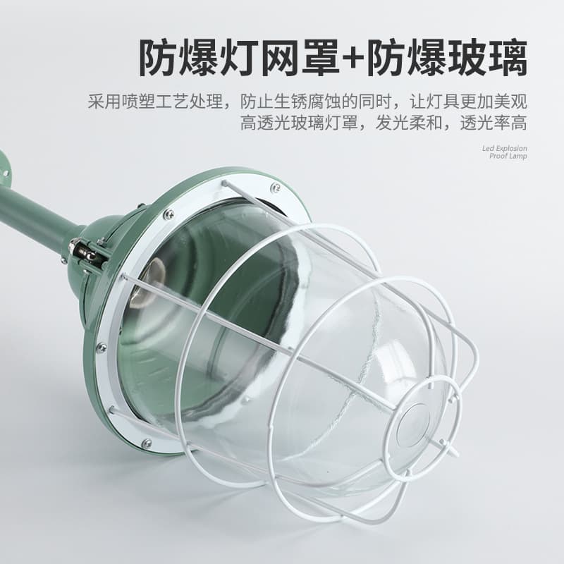 Feiji National Standard LED Explosion-Proof Light, Flameproof Type for Workshop, Factory, Warehouse Lighting, Explosion-Proof Lamp Cover for Gas Stations