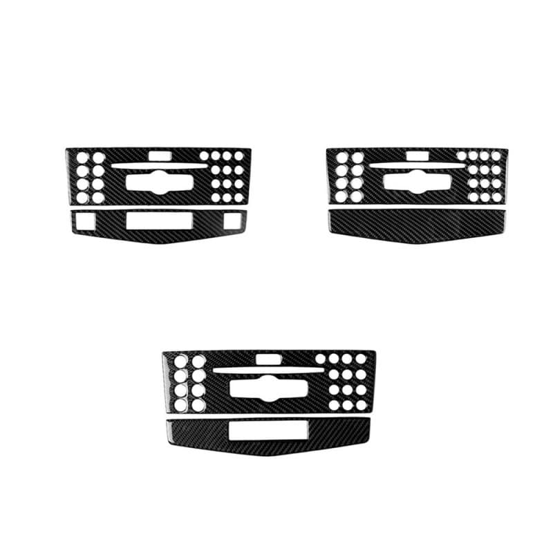 Carbon fiber interior trim for 2007-2010 Mercedes-Benz C-Class W204 center console CD panel