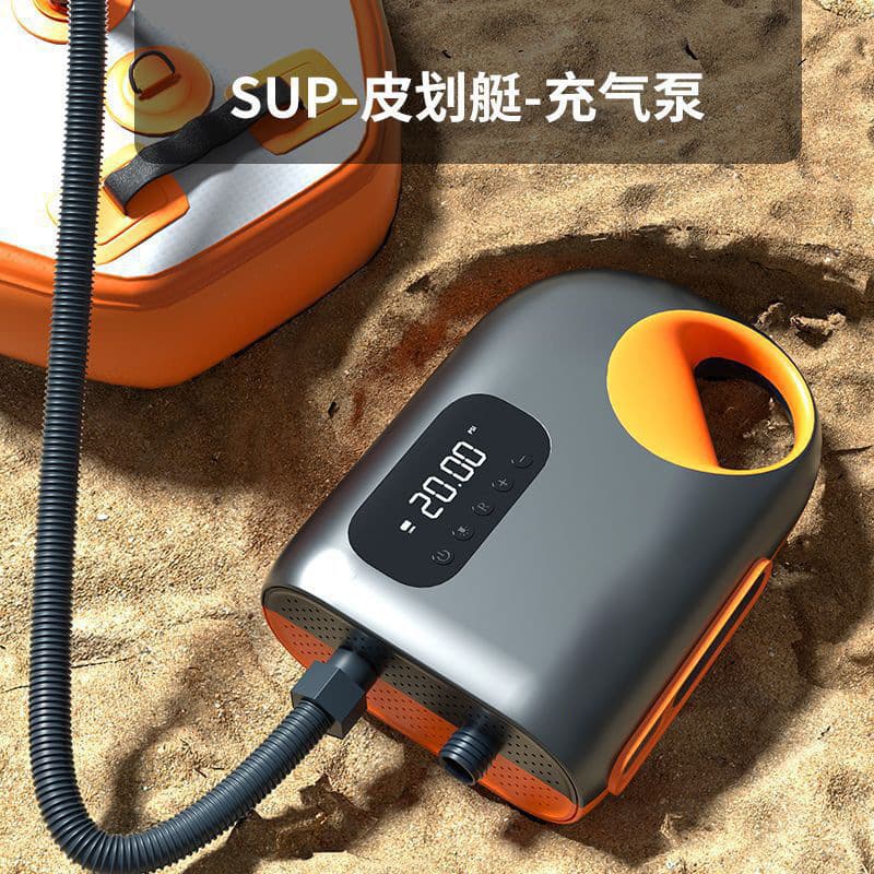 Portable outdoor car air pump travel tent integrated paddle board kayak car electric wireless air pump