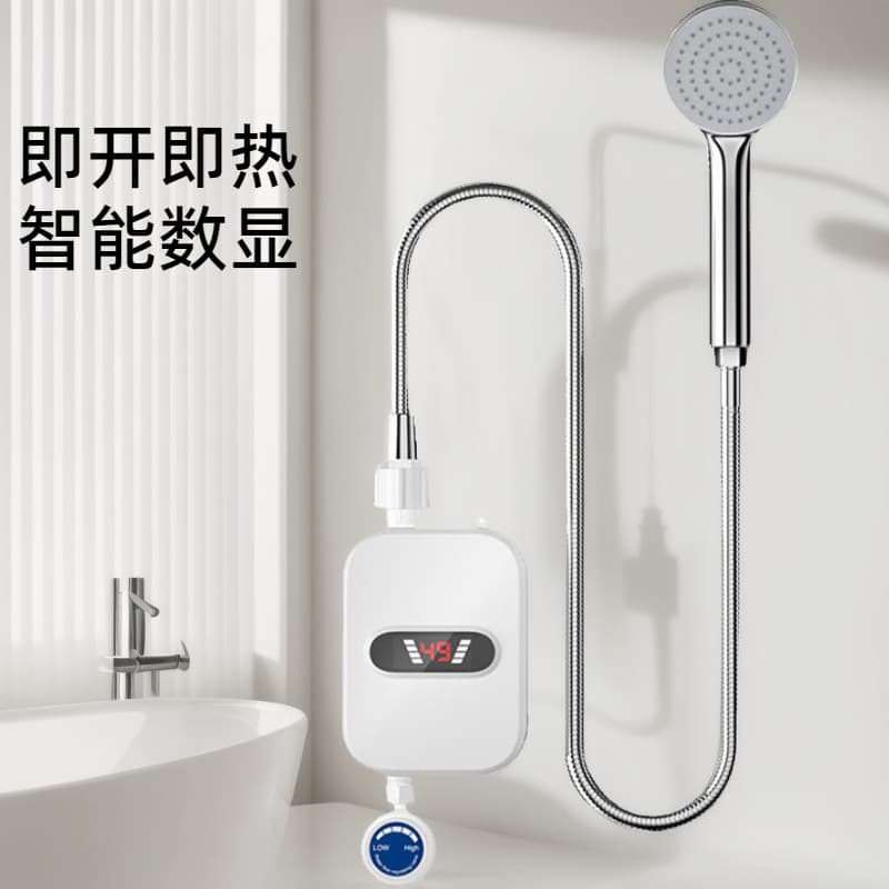 Cross-border 110V Instant Electric Water Heater, Bathroom Rapid Heating Mini Kitchen Treasure, Smart Constant Temperature Shower