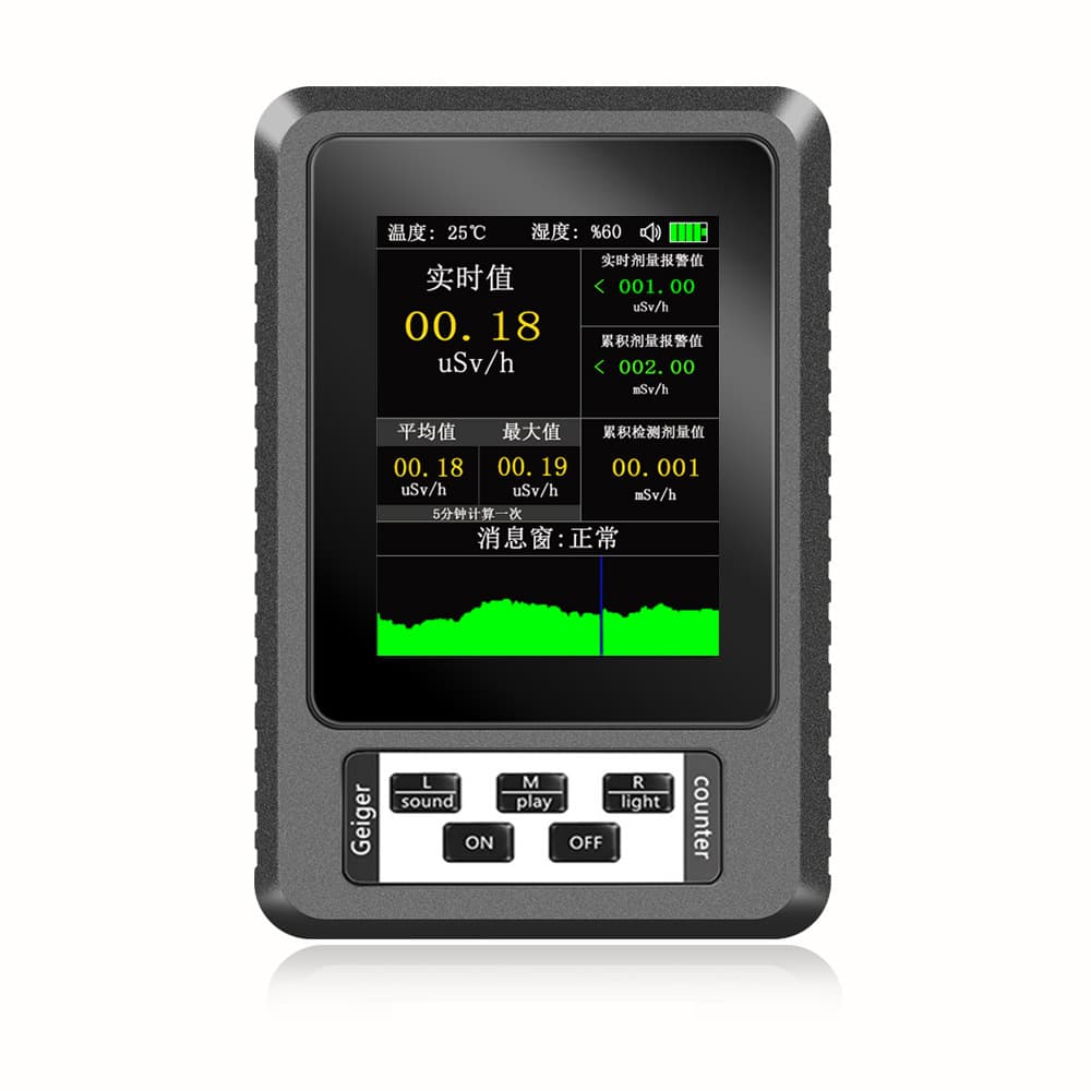 Nuclear Radiation Detector Geiger Counter Ionizing Radiation Tester XR1-C102 BA-9B Upgraded Version