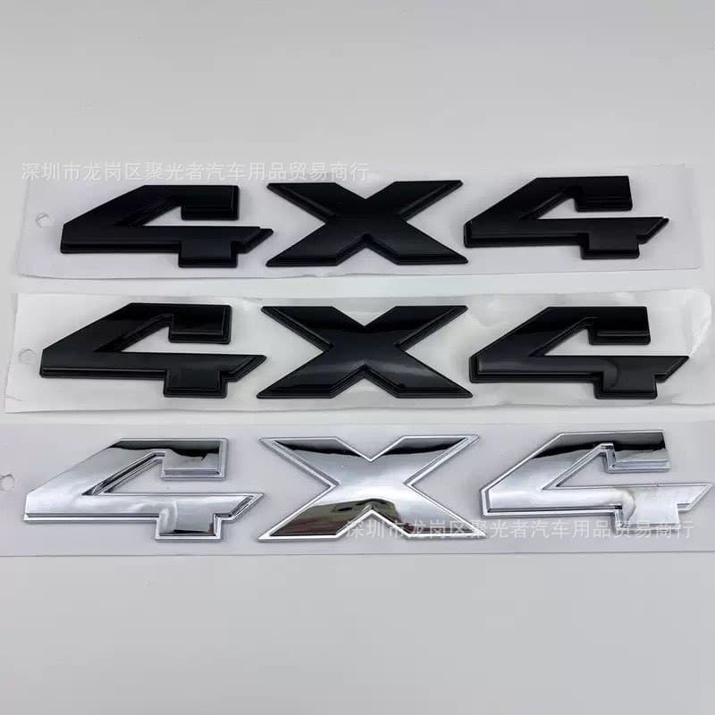 For Dodge 4X4 Emblem Jeep Off-Road Emblem Grand Cherokee Wrangler Modification Decal 4WD Tail Badge
