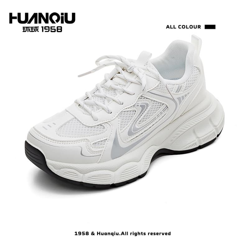 Global Hot Dad Sneakers 2024 New Versatile Retro Thick Sole Student High-Fashion Korean Japanese Style Sports Shoes