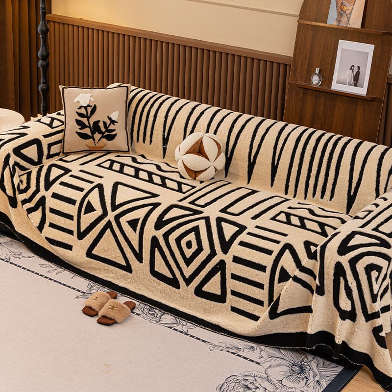Cross-Border Sofa Throw Cover Cloth Sofa Blanket Cover Cloth Full Wrap Universal Sofa Slipcover Dust-Proof All-Season Sofa Cushion