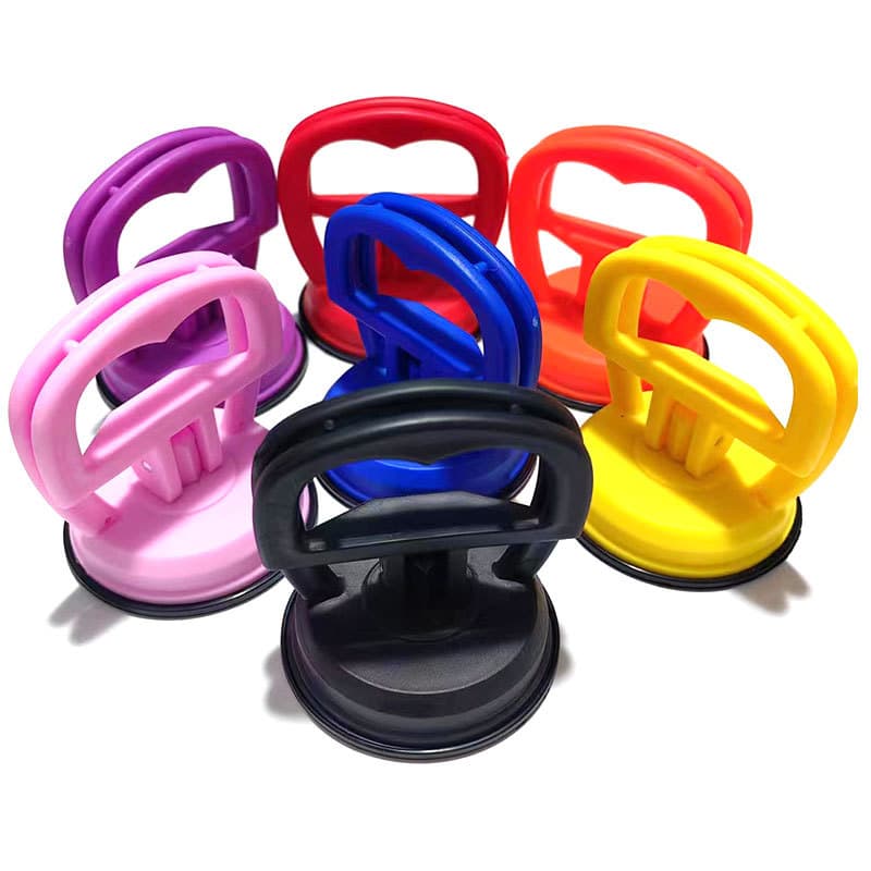Powerful suction cup for removing and opening phone screens, repairing tiles, glass, and car dents.