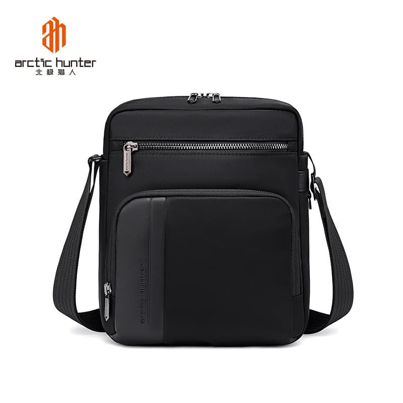 Men's crossbody bag, high-end, water-repellent, multifunctional, large-capacity, new men's bag, nylon shoulder bag, slanted style