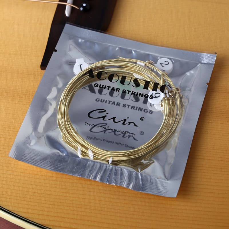 CIVIN Musical Instrument Strings Acoustic Guitar Strings Wood Guitar Set Brass Guitar Strings GUITAR STRINGS