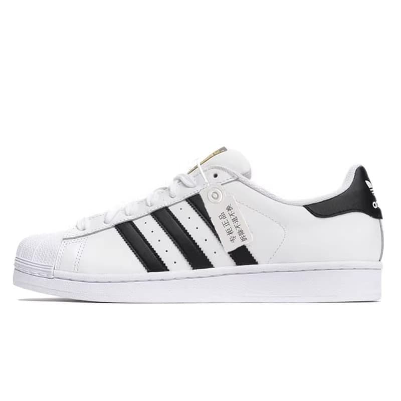 Adidas Superstar Original Shell Toe Low Top Casual Sneakers for Men and Women, White Couple Shoes, Putian Sports Shoes