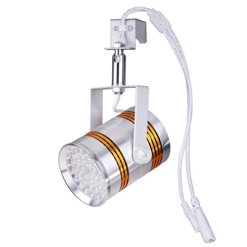 Exhibition Light LED Jewelry Lamp 75W with Hook Track Installation, Connectable High-Power Spotlight