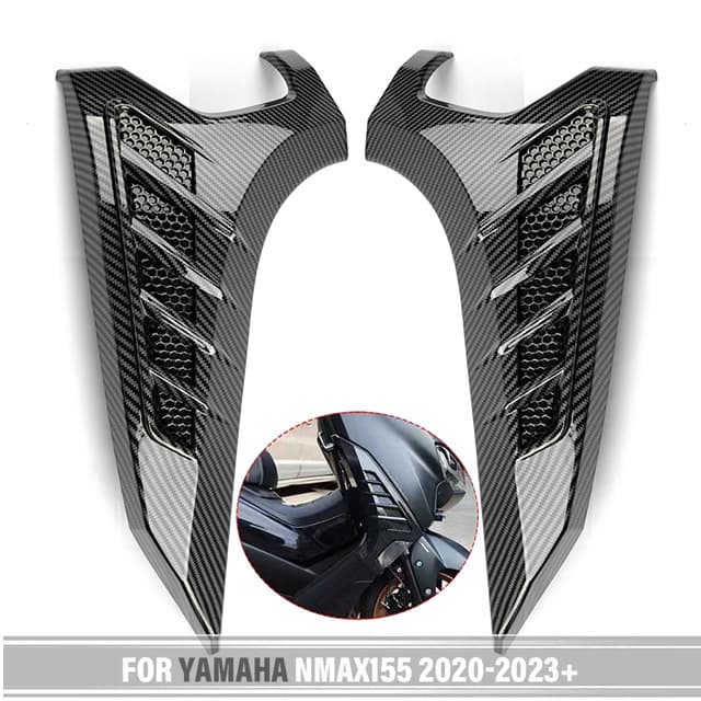 Hydro-dipped carbon fiber pattern turn signal housing plastic shell for Yamaha 20-24 NMAX155 modification