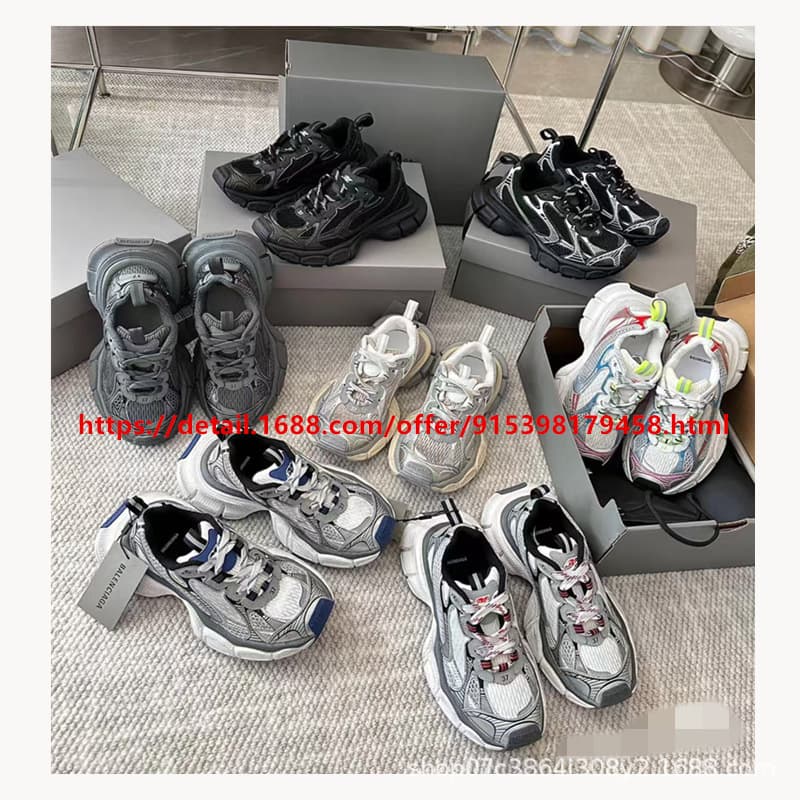 High-quality Putian replica Paris Track 3XL Dad Shoes Retro Outdoor Chunky Sneakers for Men and Women
