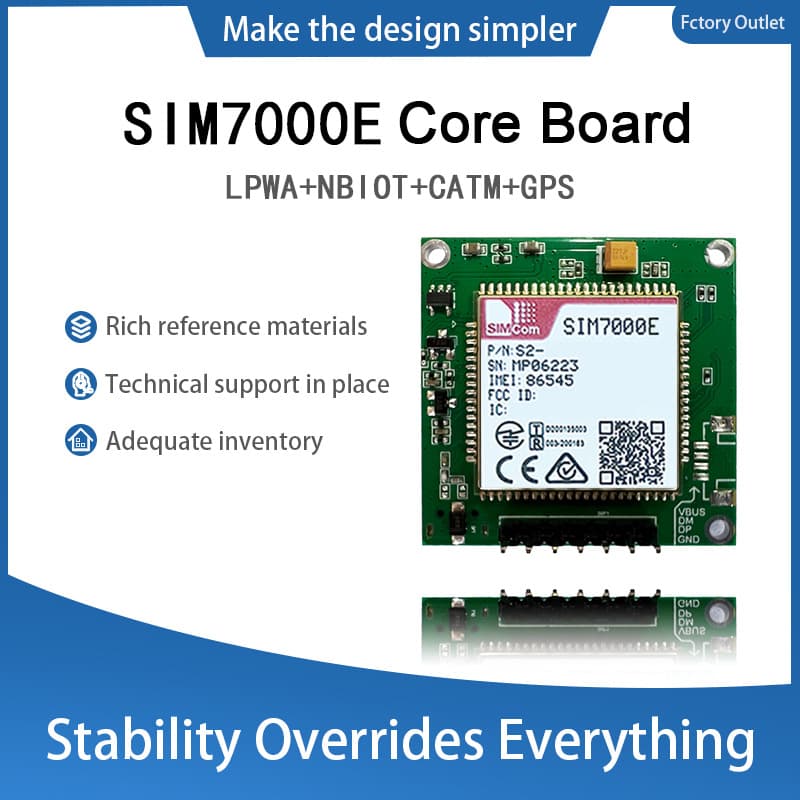 SIMcom SIM7000E SIM7000G IoT Module Core Board Feihong Trading