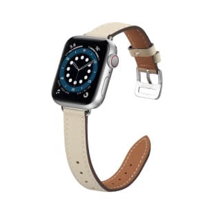Compatible with Apple Hermès Watch Band applewatch 1198765 Slimming iwatch S10 Genuine Leather Band
