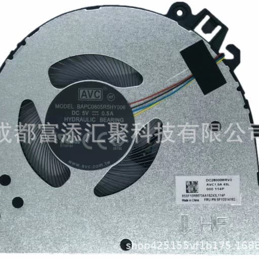 For Lenovo V14 G5 IRL 83GU Fan 5F10S14182/83