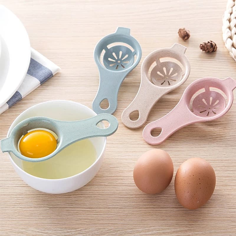 Egg White Separator with Egg Filter and Spoon for Kitchen Baking