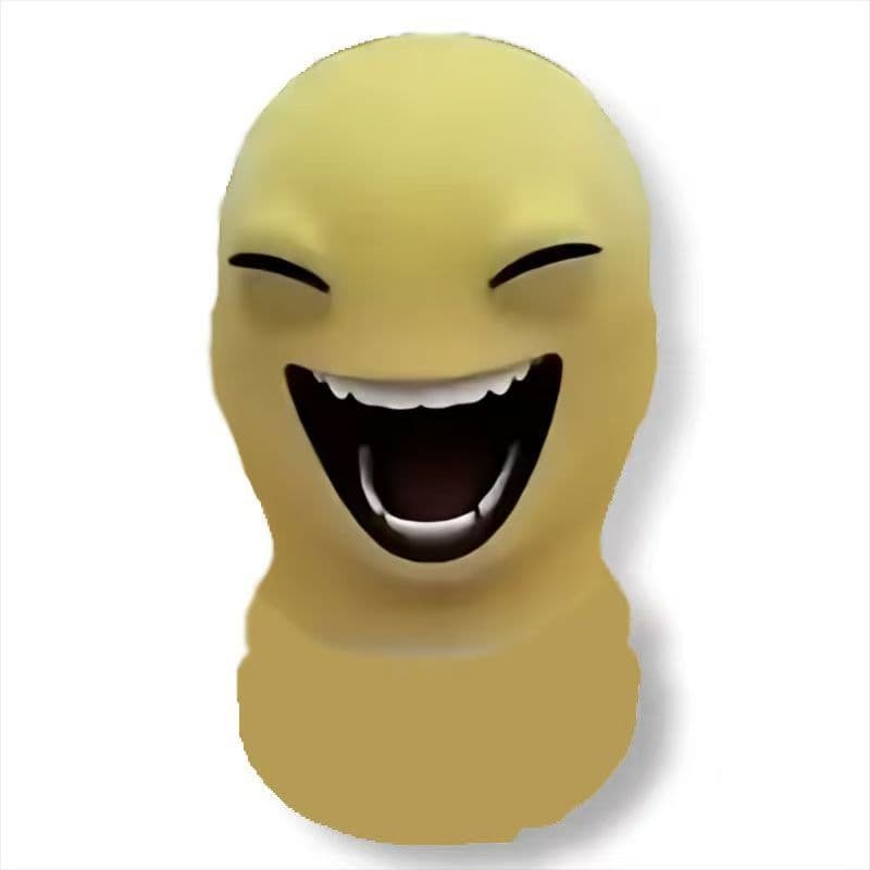 Viral Funny Head Mask Expression Pack Prank Cartoon Face Cover TikTok Same Style