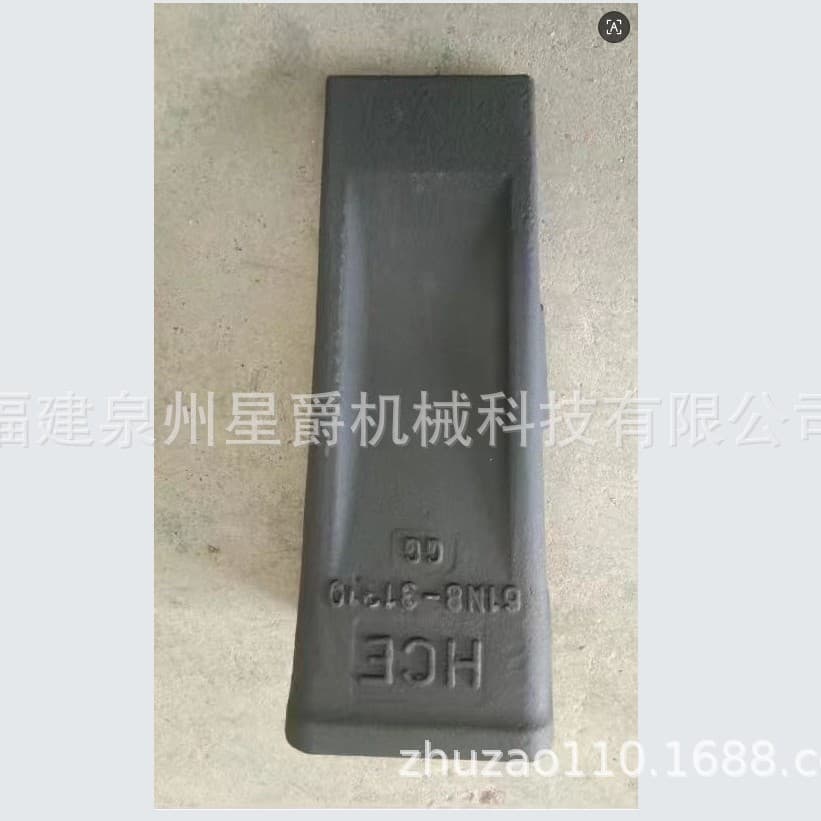 Quanzhou excavator bucket teeth, Komatsu PC60 wear-resistant bucket teeth, 100/200, rock-breaking and ice-breaking teeth, 61N8-31310.