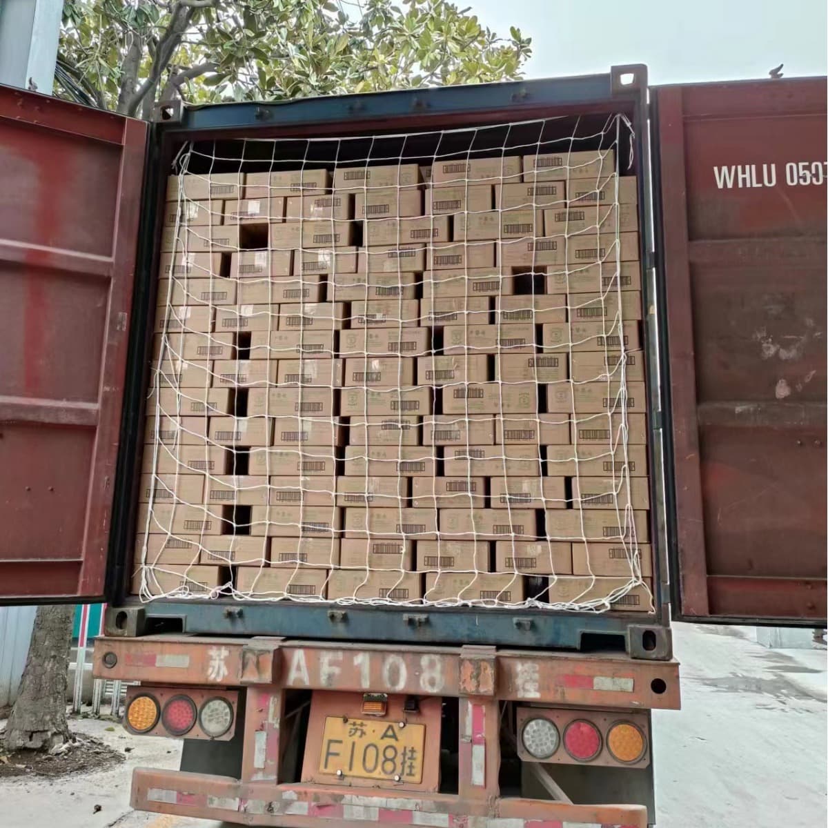 20ft/40ft Container Protective Net for Flat/High Cube, Isolation Net, Truck Barrier Net, Rope Net, Cover Net Bag
