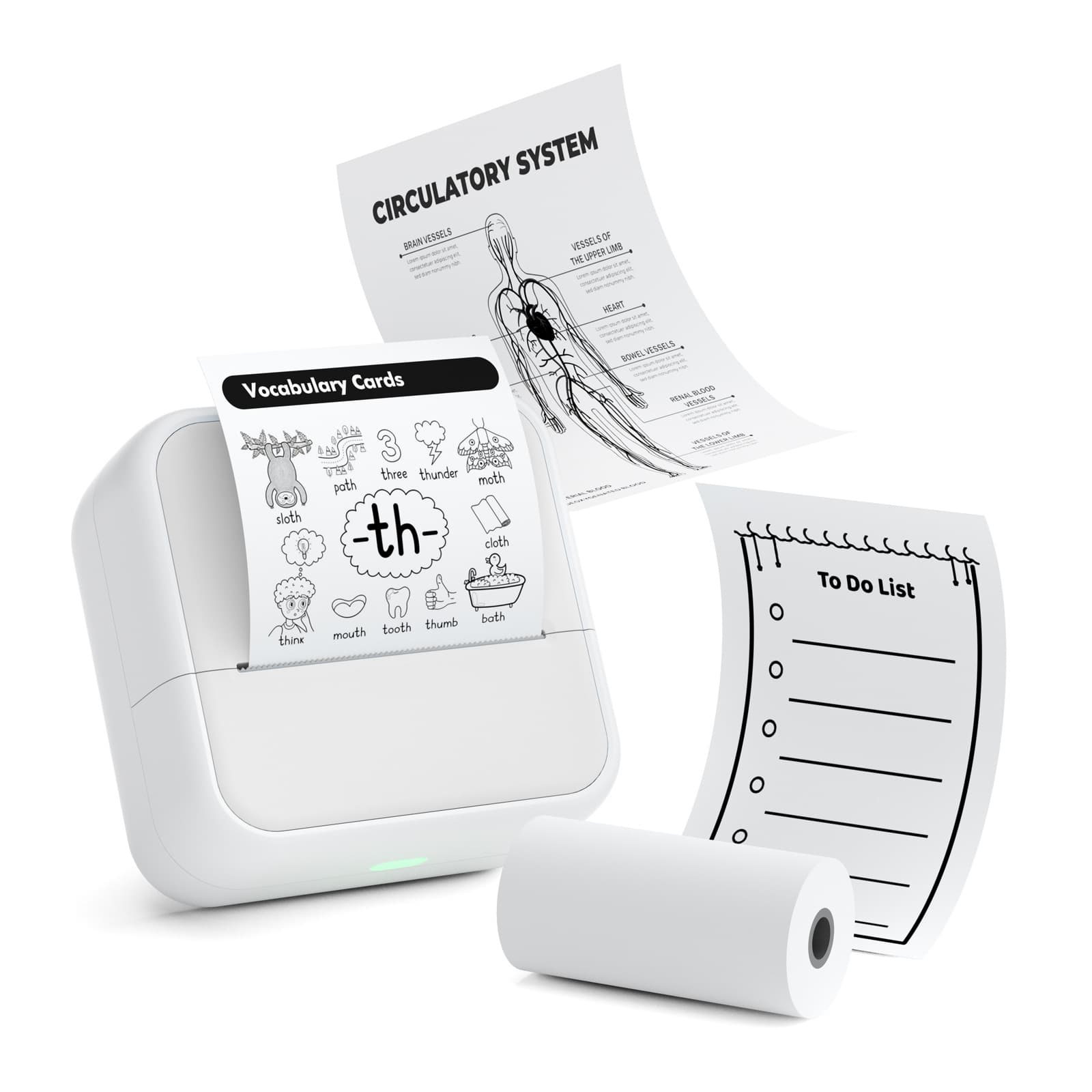 New S1 Cross-border E-commerce Error Printer Thermal Label Printer Bluetooth Mini Pocket Photo Printer