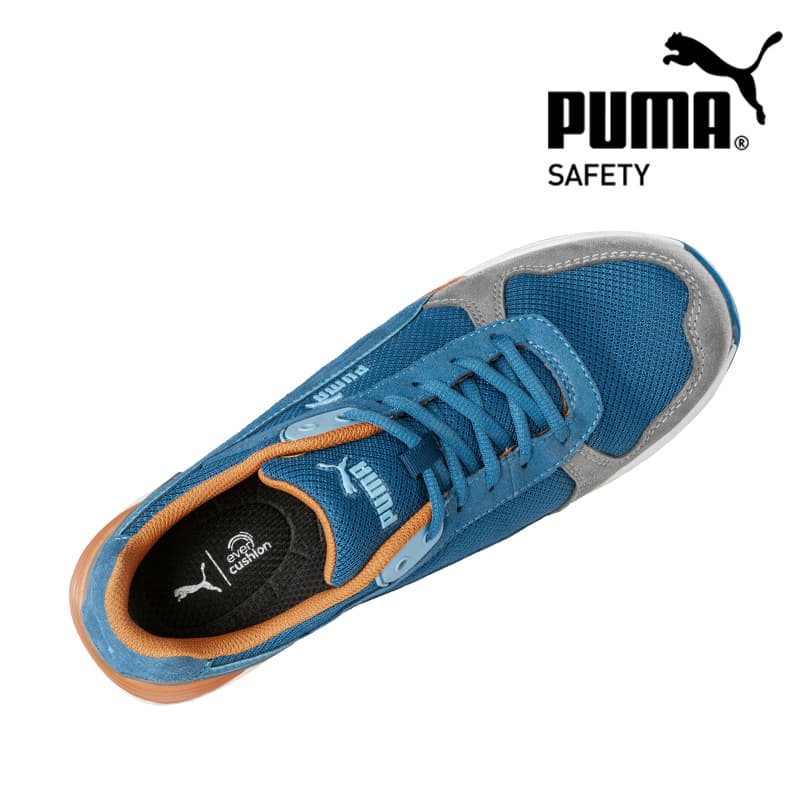 PUMA Urban Style Safety Shoes ESD Anti-Static Safety Shoes Cushioning Pressure Relief Comfortable Breathable Slip-Resistant Protective Shoes
