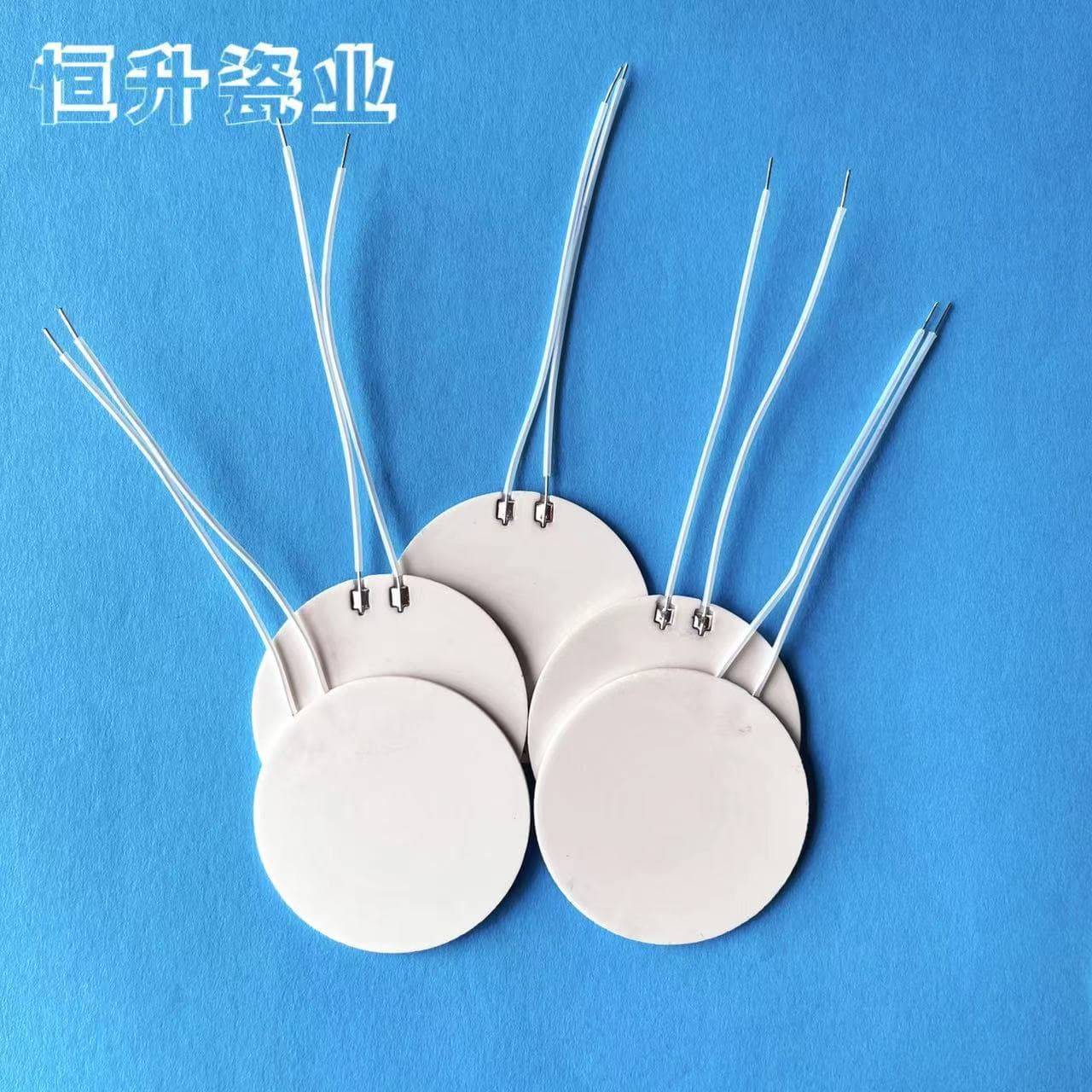 Factory Direct MCH Alumina High-Temperature Ceramic Constant Temperature Heating Element Plate for Moxibustion and Aromatherapy, Round 40*1.3