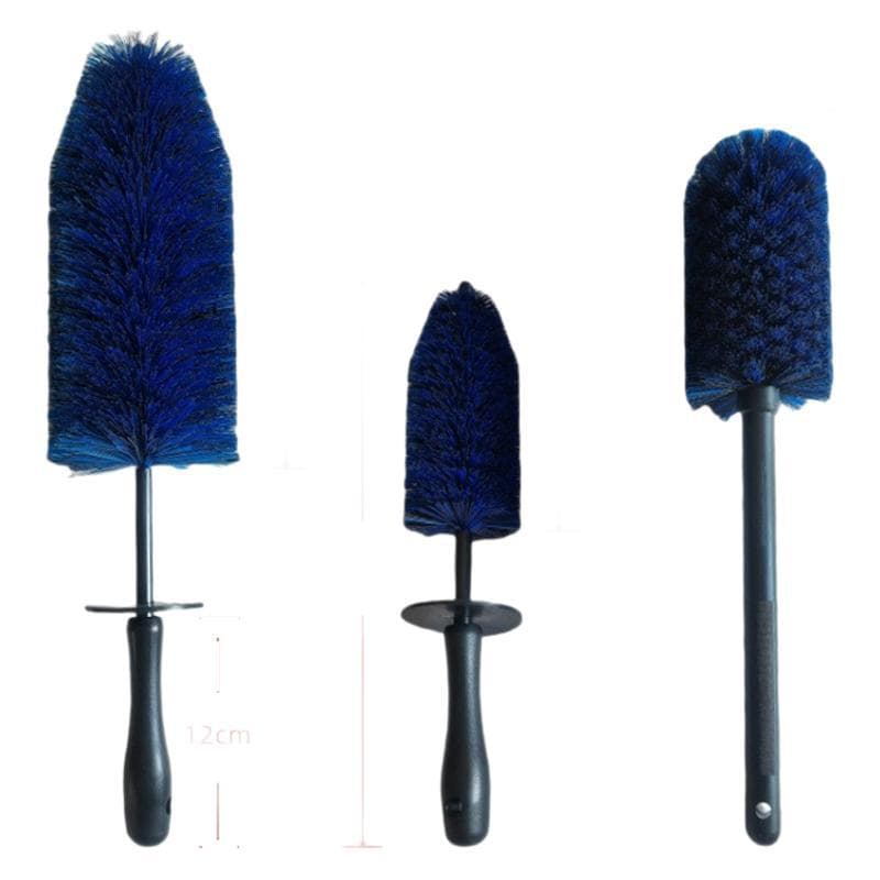 Manufacturer supplies car tire wheel cleaning brush Christmas tree shape anti-splash design cross-border hot selling car wash brush