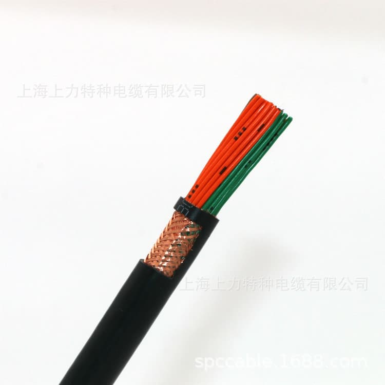 Multi-Core Flexible Wire for Electrical Installation ZR-AVVR, Flame-Retardant Flexible Cable Suitable for Reels, 30*0.3, 28*0.2